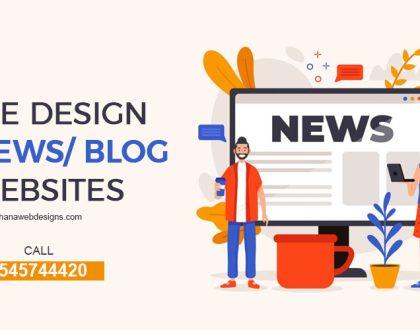 news/ blog website design