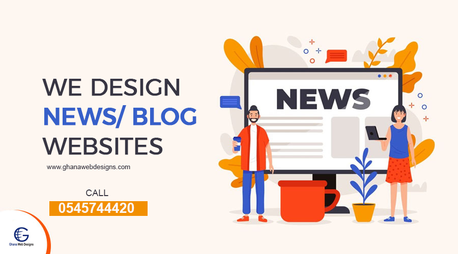news/ blog website design
